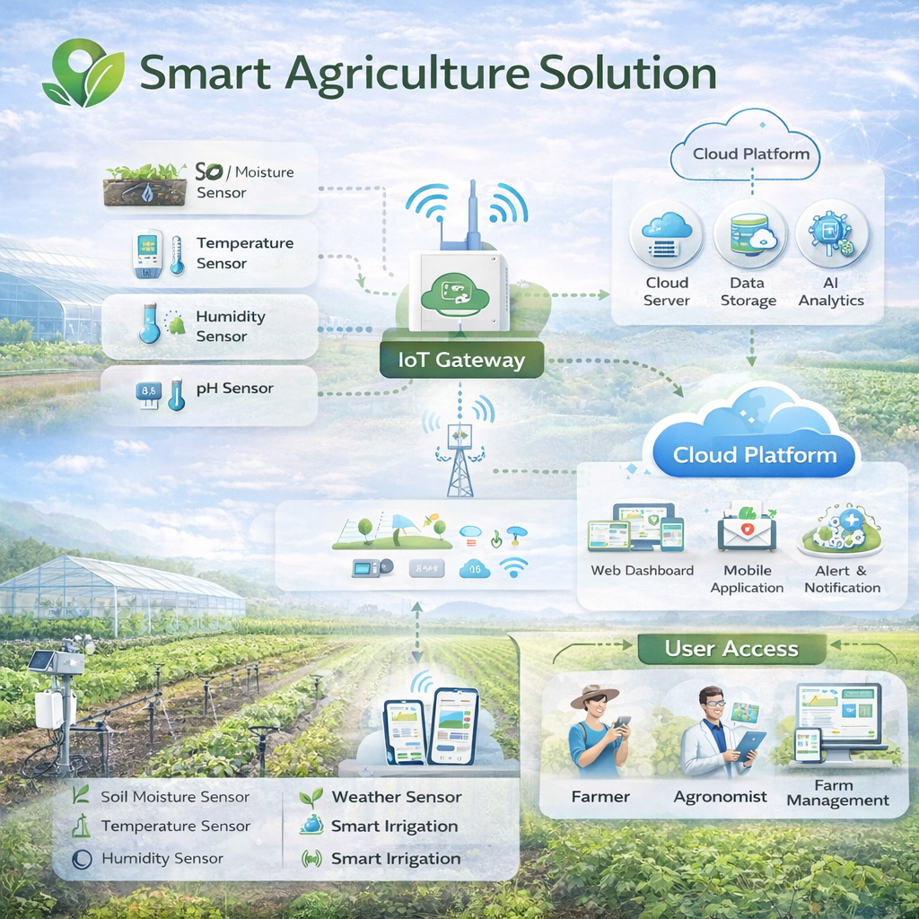Smart Agriculture Solution - Mitra Bisnis Untuk Industri Otomasi