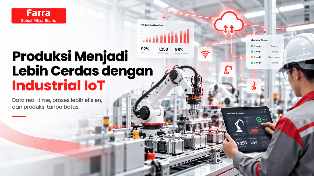 Produksi lebih cerdas dengan Industrial IoT